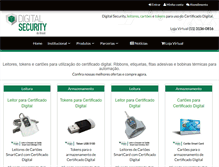 Tablet Screenshot of digitalsecurity.com.br